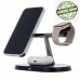 Maxlife MXWC-03 μαγνητικός ασύρματος φορτιστής 15W μαύρος 3 σε 1