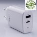 Maxlife φορτιστής MXTC-10-30AC PD QC 1x USB-C 1x USB 30W λευκό