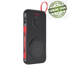 Maxlife ασύρματο power bank  MXPB-08 10000 mAh μαγνητικό 3 σε 1 μαύρο
