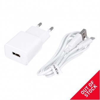 Maxlife φορτιστής MXTC-01 1x USB 2.1A λευκό + καλώδιο USB-C Maxlife φορτιστής MXTC-01 1x USB 2.1A λευκό + καλώδιο USB-C