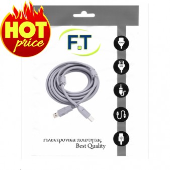FTT16-661 CABLE USB A-B Version2 1.8m ΜΕ ΦΕΡΙΤΗ 