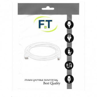 FTT16-663 ΚΑΛΩΔΙΩΣΗ USB A-B Version2 1.8m ΛΕΥΚΟ