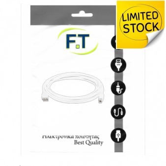 FTT16-663 ΚΑΛΩΔΙΩΣΗ USB A-B Version2 1.8m ΛΕΥΚΟ