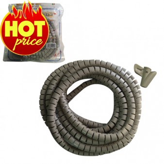 FTT18-013 EASYCOVER ΣΠΙΡΑΛ ΚΑΛΩΔΙΩΝ ΓΚΡΙ 15mm / 5 ΜΕΤΡΑ