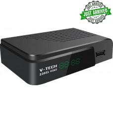 ΕΠΙΓΕΙΟΣ ΔΕΚΤΗΣ V-TECH MPEG4 Z2025 H265 T2 (με τηλεχειριστηριο lerning)