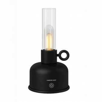 Forever Light Vintage Λάμπα LED πετρελαίου Μαύρη Forever Light Vintage Λάμπα LED πετρελαίου Μαύρη