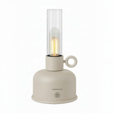 Forever Light Vintage Λάμπα LED πετρελαίου μπεζ