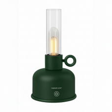 Forever Light Vintage Λάμπα LED πετρελαίου πράσινη