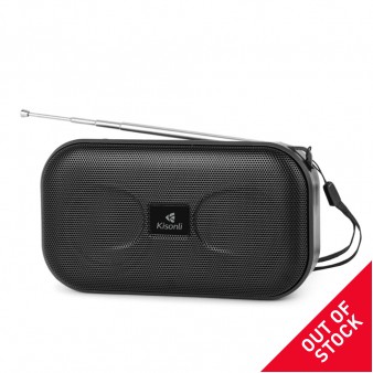 Ηχεἰο Kisonli SC-01, Bluetooth, FM, AUX, Μαυρο Ηχεἰο Kisonli SC-01, Bluetooth, FM, AUX, Μαυρο