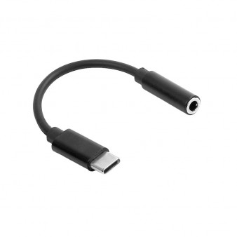 Maxlife προσαρμογέας ήχου MXJC-02 με υποδοχή 3,5 mm - USB-C μαύρο