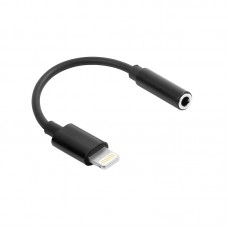 Maxlife προσαρμογέας ήχου MXJL-02 με υποδοχή 3,5 mm - Lightning  Μαύρο