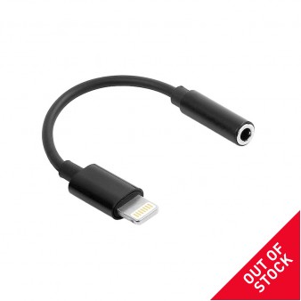 Maxlife προσαρμογέας ήχου MXJL-02 με υποδοχή 3,5 mm - Lightning Μαύρο Maxlife προσαρμογέας ήχου MXJL-02 με υποδοχή 3,5 mm - Lightning Μαύρο