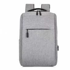 Laptop backpack  BP-02, 15.6", Γκρί 
