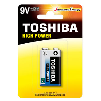 Toshiba High Power 9V (blister 1 pc) - 6LR61GCP BP-1