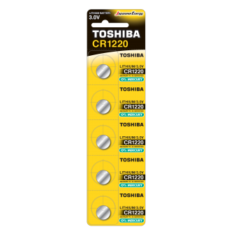 Toshiba CR1220 (blister 5 pcs) - CR1220 PW BP-5N