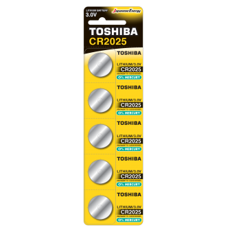 Toshiba CR2025 (blister 5 pcs) - CR2025 CP-5C