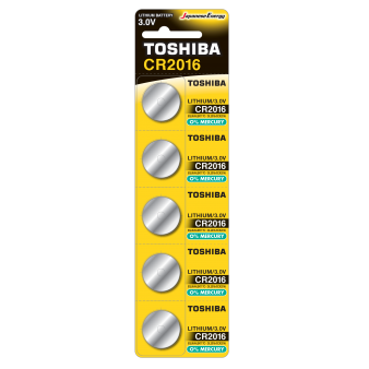 Toshiba CR2016 (blister 5 pcs) - CR2016 CP-5C