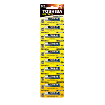 Toshiba High Power AAA (blister 1x10 pcs) - LR03GCP BP-1X10