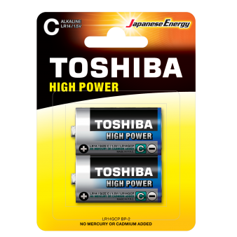 Toshiba High Power C (blister 2 pcs) - LR14GCP BP-2