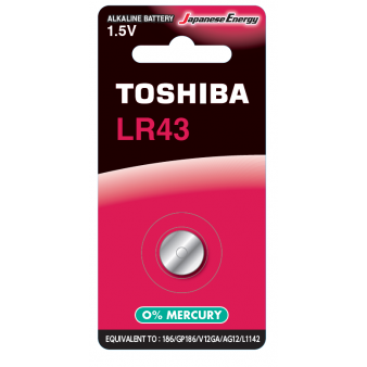 Toshiba LR43 (blister 1 pc) - LR43 BP-1C