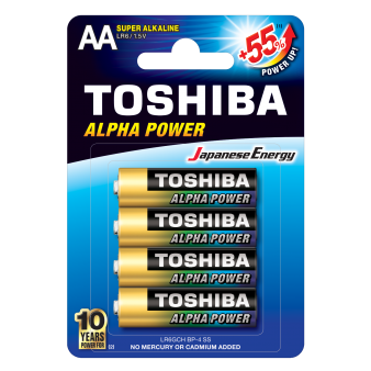 Toshiba Alpha Power AA (blister 4 pcs) - LR6GCH BP-4