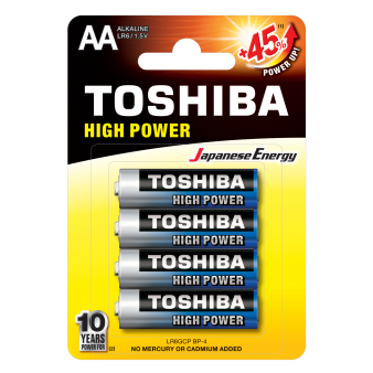 Toshiba High Power AA (blister 4 pcs) - LR6GCP BP-4