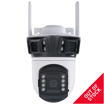IP WiFi / Wired Network RJ45 Camera with Dual lens 2 X 3MP 