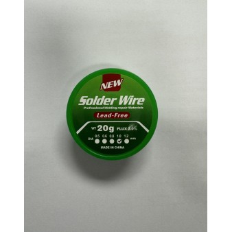 TOOLS 30162 ΚΑΣΣΙΤΕΡΟΚΟΛΛΗΣΗ LEAD FREE TIN99.3% SN. 0.7%CU  1.00ΜΜ 20GR