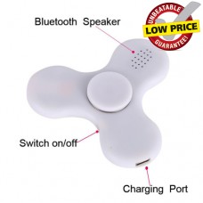 SPINNER ΜΕ LED Bluethooth Speaker (Άσπρο)