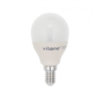 ΛΑΜΠΑ LED BASIS ΣΦΑΙΡΙΚΗ G45 E14 7W 540Lm 6400K VITO