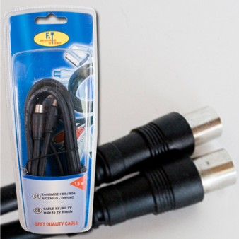 FTT1-005/Black Καλωδίωση TV-VIDEO 1.5m