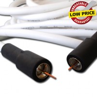 FTT1-041/white Καλωδίωση F αρσ. - F αρσ. 5m