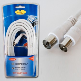 FTT1-046/White Καλωδίωση TV-VIDEO 5m