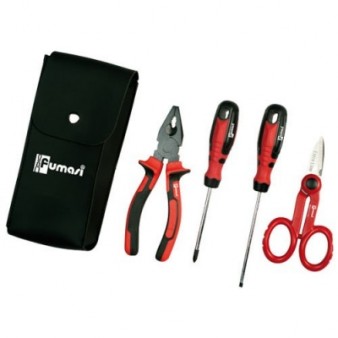 TOOLS 32730 ΣΕΤ 4 ΕΡΓΑΛΕΙΩΝ ΣΕ ΔΕΡΜΑΤΙΝΗ ΘΗΚΗ TOOLS 32730 ΣΕΤ 4 ΕΡΓΑΛΕΙΩΝ ΣΕ ΔΕΡΜΑΤΙΝΗ ΘΗΚΗ
