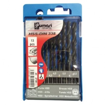 TOOLS 50095 ΣΕΤ ΤΡΥΠΑΝΙΑ 1.5mm - 6.5mm (13 τεμ.)