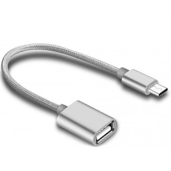 FTT4-052 ΚΑΛΩΔΙΟ Type-C σε Usb 2.0 Θηλυκό Ασημί