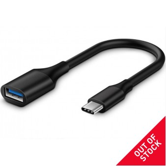 FTT4-054 ΚΑΛΩΔΙΟ OTG USB3.0AF TO Type-C Μαύρο