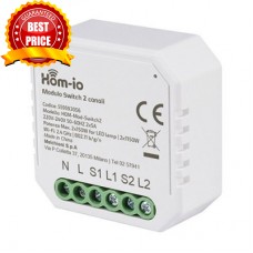 HOM-IO SMART ΔΙΑΚΟΠΤΗΣ 2 ΚΑΝΑΛΙΩΝ