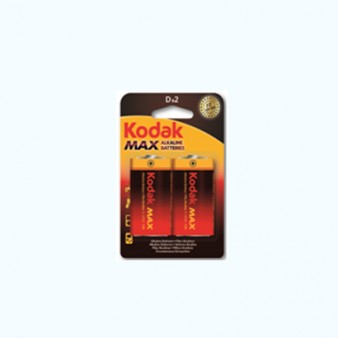 30952058 Kodak MAX alkaline D battery (2 pack)