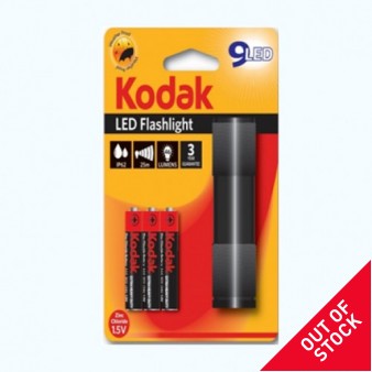 30412446 Kodak 9-LED flashlight black + 3 AAA EHD