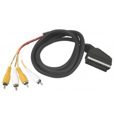 ΚΑΛΩΔΙΩΣΗ SCART - 4 RCA 1.3M