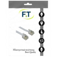 FTT16-305 WHITE Τηλεφωνική καλωδίωση 10m