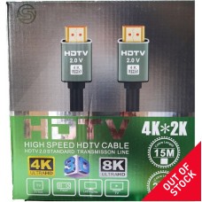 FTT1-084 GOLD HDMI-HDMI 15M 2.0Version