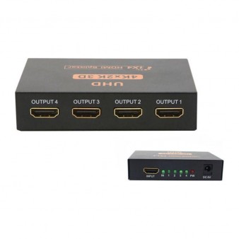 FTT14-034 HDMI SPLITTER 1 in 4 out 4Κ FTT14-034 HDMI SPLITTER 1 in 4 out 4Κ