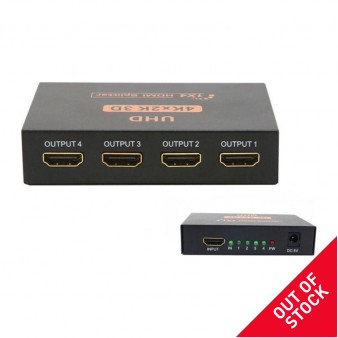 FTT14-034 HDMI SPLITTER 1 in 4 out 4Κ FTT14-034 HDMI SPLITTER 1 in 4 out 4Κ