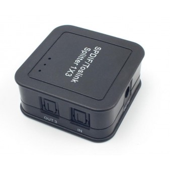 FTT14-037 Digital Optical Audio Splitter Switch 1 Input 3 Output