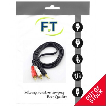 FTT16-011 3.5mm stereo σε 2 rca 5m