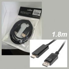 FTT14-030 DisplayPort to HDMI Male Cable 1.8M