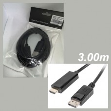 FTT14-031 DisplayPort to HDMI Male Cable 3.00M
