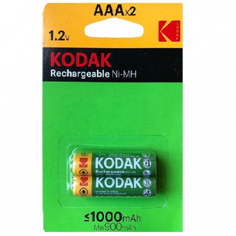 30954021 Kodak rechargeable Ni-MH AAA battery 1000mAh (2 pack)